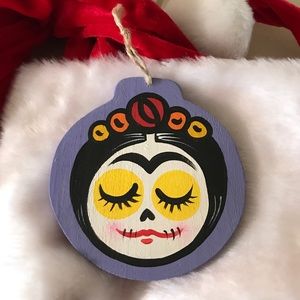 Frida Kahlo Hand Painted Ornament